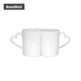 11oz Sublimation White Ceramic Couple Mug (B1QL1)