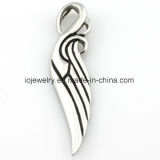 Wholesale Jewelry Metal Pendant Feather Design