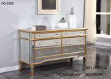 6 Drawers Dresser with Anituque Mirror