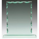 Scroll Facet Glass Award