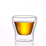 New 150ml Super Quality Glass Double Wall Handmade Tea Cup Da1501