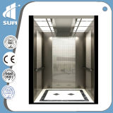 Etching Mirror Stainless Steel Cabin Passenger Elevator