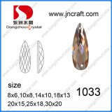 Colorful Flat Back Decorative Drop Glass Beads for Garment From China Supplier