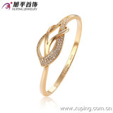 Fashion Imitation Jewelry 18k Gold-Plated Heart-Shaped Elegant Bangle