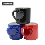 Heart Shape Handled Color Changing Mug (B4XH)