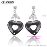 Fashion Nice CZ Crystal Silver Jewelry Ceramic Earring Eardrops -91217