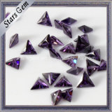 Low Price Triangle Cut Cubic Zirconia Gemstone