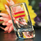 Slanting Bottom Shot Glass with Printing