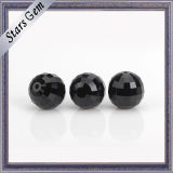 9mm Black Color Low Price Crystal Glass Gemstone Beads