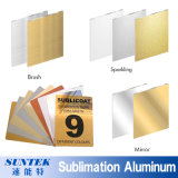 Sublimation Coated Printable Blank Brushed Pearlescent Glossy Aluminum Sheet