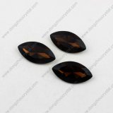 Smoked Topaz Glass Navette Stone Wholesale for Decoration