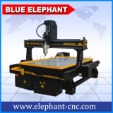 Ele 1324 Stone Carving Machine, Wood Working 4 Axis CNC Router with Big Rotary