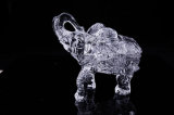 Glass Elephant Candy Box