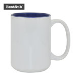 Bestsub Sublimation 15 Oz Two-Tone Ceramic Photo Mug (B21N-07)