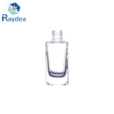 Square Lotion Glass Bottle in Flint