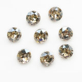 High Quality K9 Glass Rhinestone Pointed Rivoli Stone for Jewelry