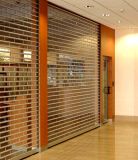 Concertina Grilles Security High Speed Electrical PVC Panel Transparent Curtain Door (Hz-td025)