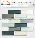 Beveled Crystal 3D Matt Glass Subway Tiles for Kitchen and Bathroom