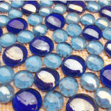 Crystal Glass Beads Glued on Mesh