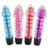 Crystal Prickly Shock AV Spike Vibrator Masturbation Massager for Women