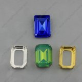 Square Fancy Stones Strass Beads Jewelry