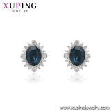 Xuping Fashionable Hot Sale Jewellry, Crystals From Swarovski Gold Earrings Design in Dubai