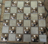 3D Design Silvia Electroplate Glass Mosaic Tile