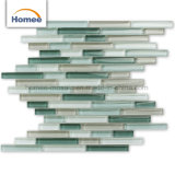 Classic Style Stripped Wall Bathroom Backsplash Glass Mosaic Tile