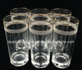 OEM New Product Juice Beer Glass Cup with Golden Margin