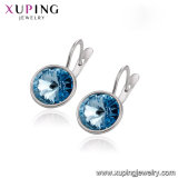 Xuping Best Selling Crystals From Swarovski Funky Hoop Earrings	Designed