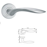 Stainless Steel Hollow Tube Lever Door Handle (S55)