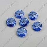 Sapphier Round Rivoli Glass Crystal Stone for Wholesale