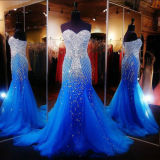 Crystals Wedding Prom Gowns Real Photo Formal Evening Dresses Z5070