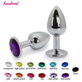 Stainless Steel Metal Anal Plug Sex Toy Jewelled Butt Plug