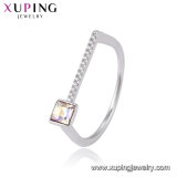 Handmade Gemstone Jewelry Crystals From Swarovski Platinum Plated Luxury Finger Ring for Women