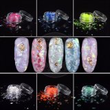 Acrylic Galaxy Dust Irregular Nail Glitter Sequins Powder Chameleon Flakes