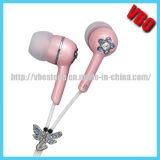 Attractive Crystal Earphone Headphone for Music (10A2413J)