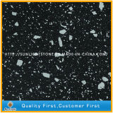 Artificial Black Quartz Stone for Worktops and Countertop