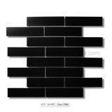 32.5X145mm Black Matte Brick Glazed Porcelain Mosaic Tile