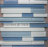 Brick Blue Crystal Glass Mosaic Tile