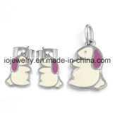 Baby Rabbit Animal Wholesale Stainless Steel Jewelry Set