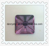 Glass Square Garment Pendants for Jewelry Ornament