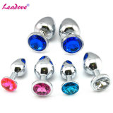 Mini Size Sexy Insert Metal Crystal Jewelled Anal Plug