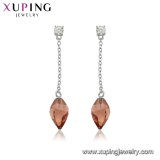 Xuping 3 Gram Gold Beautiful Designed Earrings, Gold Eardrop Earrings, Teardrop Earring