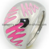 Enamel Ring Stainless Steel Jewelry Supplier