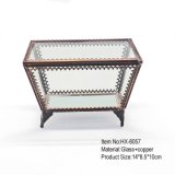 Custom High Quality Valuable Glass Jewelry Box (HX-8057)