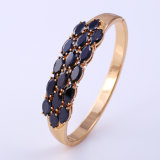 Fashion Imitation Jewelry 18k Gold-Plated Elegant Cubic Zirconia Bangle