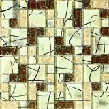 330X330mm Crystal Glass Mosaic Tile in Foshan (AJDS001B)