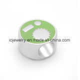 Custom Jewelry Logo Engraving Metal Beads