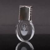 Crystal USB Flash Drive with Your 3D Logo (UL-C009)